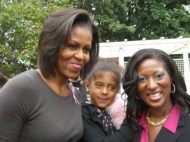 Maimah Karmo with First Lady Michelle Obama