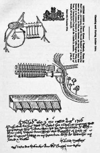 Sybilla Master's invention, c 1715
